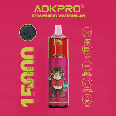 20ml перезаряжаемые устранимое Vape 15000 сопит изумительные вкусы