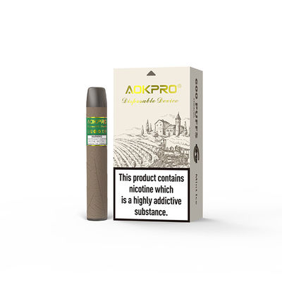 2ml Prefilled устранимые приправленные сигареты e мята приправила Vape 600 слоек