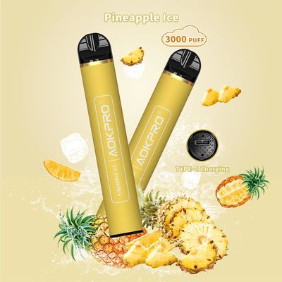 Адвокатура 8ml слойки AOKPRO SS PCTG 3000 Prefilled ручка активированная притяжкой