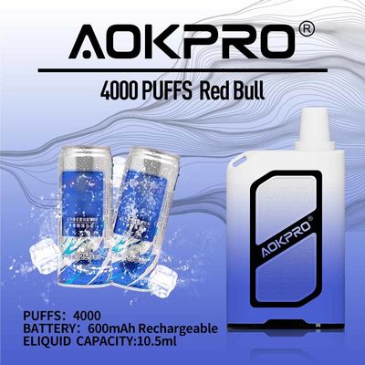 Слойки стручка 4000 никотина 5% тип-C поручать Vape перезаряжаемые устранимый