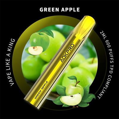 Адвокатура Vapes эльфа прибора стручка никотина 20mg устранимая 600 слоек
