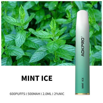 Чеканьте лед TPD Vape 600 сопит приборы соли никотина 2ml 2% устранимые