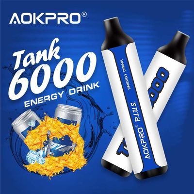 Ручка USB-C Vape никотина 5% устранимая поручая 6000 Адвокатур слойки 16 вкусов