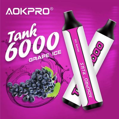 Лед 6000 виноградины сопит устранимая Адвокатура Vape Hyde E-сока Vape 15ml 3%