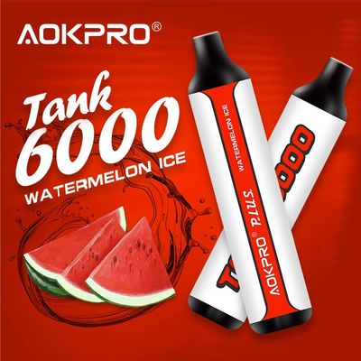 Перезаряжаемые никотин 6000 SS 5 сопит протекать устранимой ручки Vape анти-