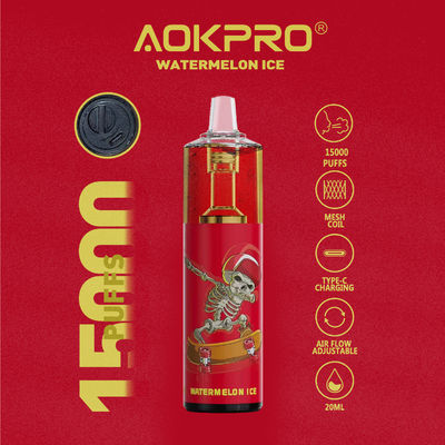 Виноградина емкости вапоризатора 18ml экрана USB-C умная жидкостная и вкусы Etc